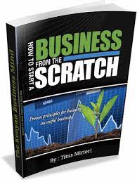 HOW TO START A BUSINESS FROM SCRATCH TITUS MIRIERI